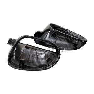 Coque de rétroviseur en fibre de carbone pour Volkswagen Sagitar Golf 5 Lingyu Lavida, ensemble complet avec installation par ruban adhésif 3M - Product Image 5