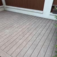Planche de terrasse en composite bois-plastique WPC, personnalisée, extérieure, imperméable, ignifuge, terrasse en WPC pour l'extérieur, pour la maison