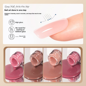 Colle à ongles tout-en-un OEM, cinq en un, couleur pleine, colle à ongles sans primer, colle à ongles œ<span class=keywords><strong>il</strong></span> de chat facile à appliquer - Product Image 3