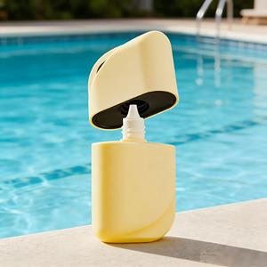 Flacon cosmétique en HDPE de 50 ml (1,6 oz) à toucher <span class=keywords><strong>doux</strong></span> pour crème solaire, BB/CC, fond de teint – Bouteilles souples en plastique pour crème solaire - Product Image 5
