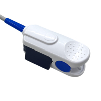Capteur SpO2 compatible Philips 8 broches avec boîtier ABS et contacts dorés, type clip adulte