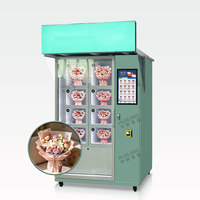 Mesin Vending Pintar untuk Toko Bunga, Kios Layanan Mandiri untuk Buket & Kue, Mesin Vending Bunga untuk Luar Ruangan