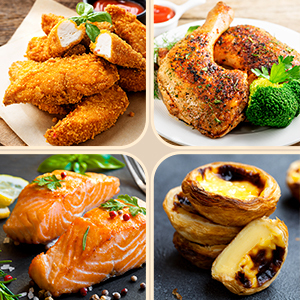 267062 Hot Sale 1500W 5.5 Litre Quart Dehydrator <strong>Control</strong> <strong>Timer</strong> <strong>Temp</strong> Knob Stainless Steel Air Fryer - Product Image 3