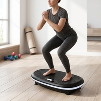 Plateforme vibrante 4D avec 3 moteurs et 7 préréglages, machine d'exercice vibrante pour le corps entier, plateforme vibrante pour drainage lymphatique