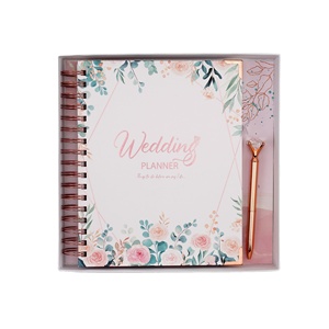 Agenda de Cuero de Lujo, Carpeta Personalizada, Set de Planificador de Bodas Blanco, Mi <span class=keywords><strong>Libro</strong></span> Planificador de Bodas - Product Image 1