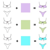 Bikini sexy pour femmes avec logo personnalisé, marque privée, maillots de bain deux pièces pour la vente en gros, ensemble de bikinis