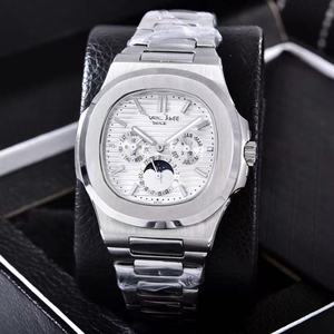 Montre mécanique automatique multifonction classique pour homme, personnalisée OEM, phase de lune, résistante à l'eau 30m, en acier inoxydable - Product Image 1