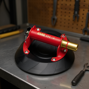 Ventouse Usag 424 A3 avec poignée rouge et embout en laiton pour un montage sécurisé - Product Image 3