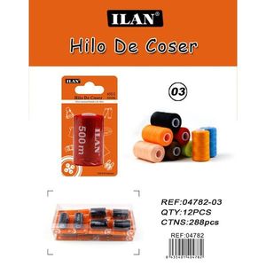 Filo da Cucito Ilan 500m Colore 03 Per Cuciture Generiche - Product Image 1