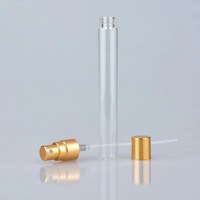 Kedatangan Baru 2026 Botol Parfum Mini Kaca Mewah Kosong 5ml/10ml dengan Cetak Sablon, Custom Fancy, MOQ 2pcs