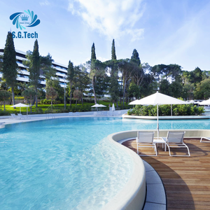 Revêtement de piscine en vinyle PVC renforcé imperméable bleu océan, durable, <span class=keywords><strong>prix</strong></span> direct usine, accessoire de piscine extérieur - Product Image 1