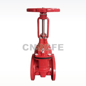 Sistema de protección contra incendios, vástago ascendente, potencia Manual, sello suave, válvulas de hierro dúctil, válvula de compuerta contra incendios con brida OSY - Product Image 5