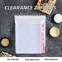 Sacs Ziploc Transparents en PE de Haute Qualité 35*45cm Impression Gravure Emballage Recyclable 5kg