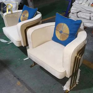 Bán Nóng Sang Trọng Màu Tím Nhung Ghế Ăn Khách Sạn Giá Rẻ Lounge Ghế Sảnh Chờ Đợi Ghế - Product Image 3