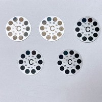 Stiker Suhu Kristal Cair yang Dapat Digunakan Kembali untuk Botol Air, Mandi Bayi, Akuarium, Minuman, Termometer Permukaan, Stiker 18 36 Derajat