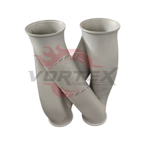Tuyau d'échappement en X Vortex Racing SS304 2.5 2.75 3.0 pouces, tuyau croisé universel pour la modification des systèmes d'échappement personnalisés - Product Image 3