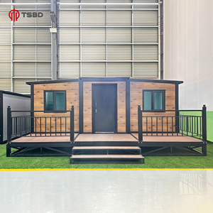 Casa Contenedor Modular Prefabricada Expandible <span class=keywords><strong>de</strong></span> 20 pies, Cabaña <span class=keywords><strong>de</strong></span> Lujo <span class=keywords><strong>con</strong></span> Revestimiento <span class=keywords><strong>de</strong></span> <span class=keywords><strong>Madera</strong></span>, Casa <span class=keywords><strong>de</strong></span> Vacaciones - Product Image 2