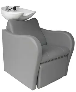 hair salon wash basins with chair lay down washing salon shampoo chair hairdressing equipment in guanzhou for beauty salon