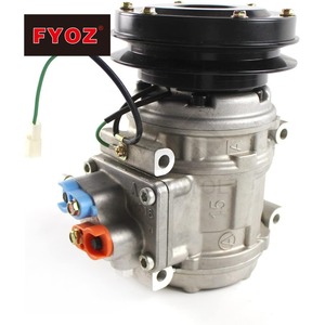 Compresor de Aire Acondicionado A/C 24V 10PA15C 20Y9793111 4210731221 para Excavadora Komatsu PC160 PC180 PC200 PC220 PC290 PC340 <span class=keywords><strong>D275AX</strong></span>-<span class=keywords><strong>5E0</strong></span> - Product Image 5