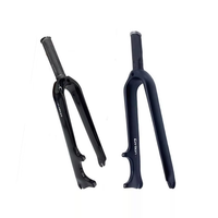 Fourche avant en fibre de carbone CG 406/451 M18*1.25 Frein à disque Vélo pliant Brompton Fourche avant pour BMX 20/22 pouces Direction droite