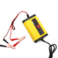 Charger Baterai Motor 12V 2A 3A 5A 6A Ekspor Pabrik Dengan Layar LCD Mode Perbaikan Pulsa Charger Pintar