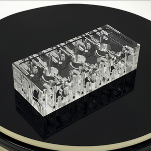 ชิ้นส่วนพลาสติกอะคริลิกใสแบบกำหนดเองสำหรับ OEM ผลิตด้วยเครื่อง CNC ความแม่นยำสูง - Product Image 4