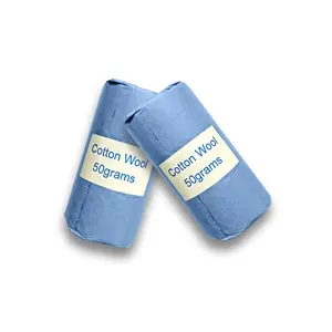 Hospital Use 100% Cotton Medical Absorbent Cotton Wool Roll 50g