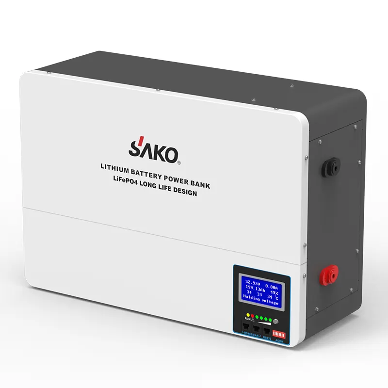 SAKO 도매 48V 배터리 100AH 200AH 딥 사이클 리튬 이온 인산염 충전식 Lifepo4 배터리 팩