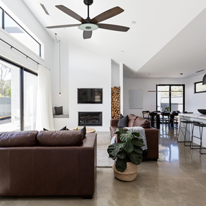 CARRO Striker 52 pollici 5 pale in legno prezzo economico all'ingrosso decorazione soggiorno grande ventilazione ventilatore a soffitto cc - Product Image 5