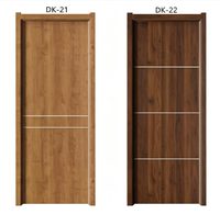 Porte de chambre intérieure moderne en WPC, design actuel du fabricant, porte de chambre intérieure moderne, design de porte en bois moderne