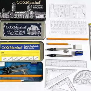 Offre Spéciale sur le Marché Africain : Kit de Matériel Scolaire 13 Pièces en Métal pour Étudiants – Outils de Dessin et de Géométrie Spéciaux pour Examens - Product Image 1