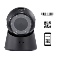 Pemindai Kode Batang Desktop 1D Baru 2022 Pembaca Kode Batang QR 2D Pemeriksa Harga Supermarket