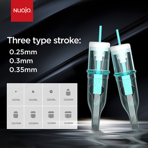 NUOJO OEM <span class=keywords><strong>de</strong></span> alta calidad desechables <span class=keywords><strong>agujas</strong></span> <span class=keywords><strong>de</strong></span> tatuaje 1RL tamaño esterilizado cuerpo cartuchos membrana <span class=keywords><strong>para</strong></span> venta al por mayor - Product Image 4