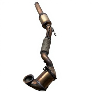 Convertisseur catalytique à trois voies avant pour <span class=keywords><strong>Volkswagen</strong></span> <span class=keywords><strong>Golf</strong></span> <span class=keywords><strong>8</strong></span> <span class=keywords><strong>GTI</strong></span>, pièce d'origine d'usine utilisée, retirée du véhicule - Product Image 1