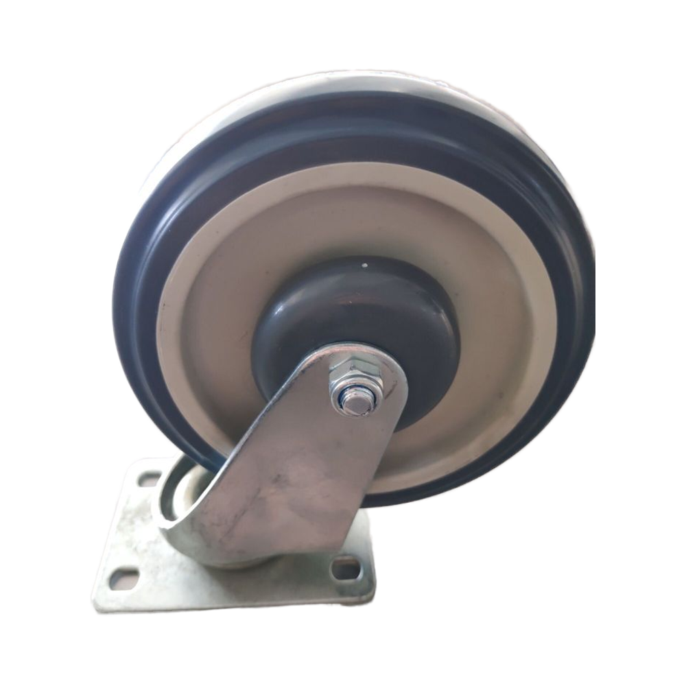 Caster Wheels, 4-inch Swivel Plate Casters, Set Of 4, With Security A/B Locking No Noise Pvc Wheels Heavy Duty 350 Lbs Load Capacity Per Caster Non Marking Wheels For Cart Furniture Workbench P 010666224525 - View #3
