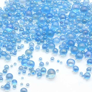 Accessori melma materiale di riempimento di perline croccanti spiaggia tema oceano trasparente turchese <span class=keywords><strong>azzurro</strong></span> giallo pallido rosa perlina lavanda - Product Image 4