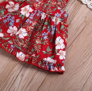 Alta cantidad <span class=keywords><strong>flor</strong></span> chica vestido Halter vestido para las niñas <span class=keywords><strong>boutique</strong></span> de bebé niña vestido de verano - Product Image 4