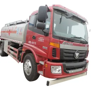 Camion-citerne de haute qualité 4000gallons de carburant en carbone FOTON AUMAN, camion de livraison de réservoir d'huile de 15 000l pour station-service à vendre
