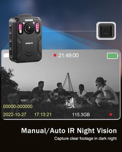 Boblov Max 256GB GPS <span class=keywords><strong>2</strong></span>*3000MAh Tầm Nhìn Ban Đêm 4K Máy Quay Video Mặc Cơ Thể Cam An Ninh Cơ Thể Đeo Máy Ảnh - Product Image 5