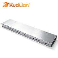 KUALIAN Chemin de câbles galvanisé perforé en métal, canal de support électrique, solution de câblage durable