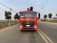 Grue à bras droit montée sur camion de 8 tonnes, hauteur de levage de 15 m pour les projets de construction et d'infrastructure en Afrique
