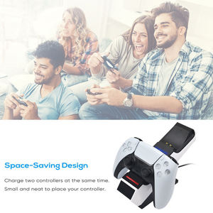 Factory <strong>Cheap</strong> Dual Fast Charging Dock Stand Led Indicators <strong>Controller</strong> Charger Station for <strong>PS5</strong> - Product Image 4