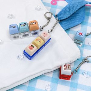 Porte-clés personnalisé avec interrupteur de clavier, porte-clés DIY, impression de logo, design de clavier, porte-clés avec capuchon de touche, interrupteurs anti-stress, porte-clés - Product Image 1