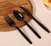 Cuillère à thé biodégradable personnalisée de 8 pouces, jetable, moderne, longue, en plastique, pour les voyages