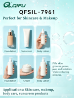 QIFU Suspensi Elastomer Silikon Berbasis Air Bahan Baku untuk Makeup Perawatan Tubuh Perlindungan dari Sinar Matahari Grosir Pabrik 20KG/Drum