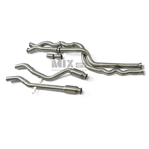 Para <span class=keywords><strong>BMW</strong></span> M3/M4 F80 F82 F83 S55 3,0 T 2014-2019 Acero inoxidable igual longitud tubo medio escape 2,76 pulgadas tubo medio de escape - Product Image 4