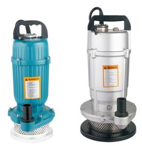 مضخة أرضية شمسية بتيار مستمر 24 فولت QB60 0.5HP مضخة مياه بالطرد المركزي المغمورة من الفولاذ المقاوم للصدأ للري الزراعي نظرية السائل - Product Image 5