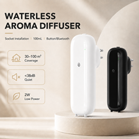 Diffuseur d'arômes électrique portable sans eau, contrôlable par application, à brancher, pour huiles essentielles, pour la maison et la voiture, garantie 1 an