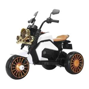La motocicleta eléctrica para niños de 6V, disponible en rojo, azul, blanco y verde con opciones de accionamiento simple/doble, motor 380 - Product Image 3