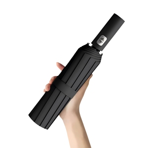 Custom Logo Classic Pongee Fully-Automatic Waterproof Sun Protection <b>Windproof</b> UV Proof Compact <b>Umbrella</b> Promotional - Product Image 1